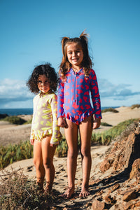 leopard print girls swimwear