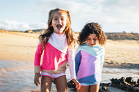 girls pastel swimwear