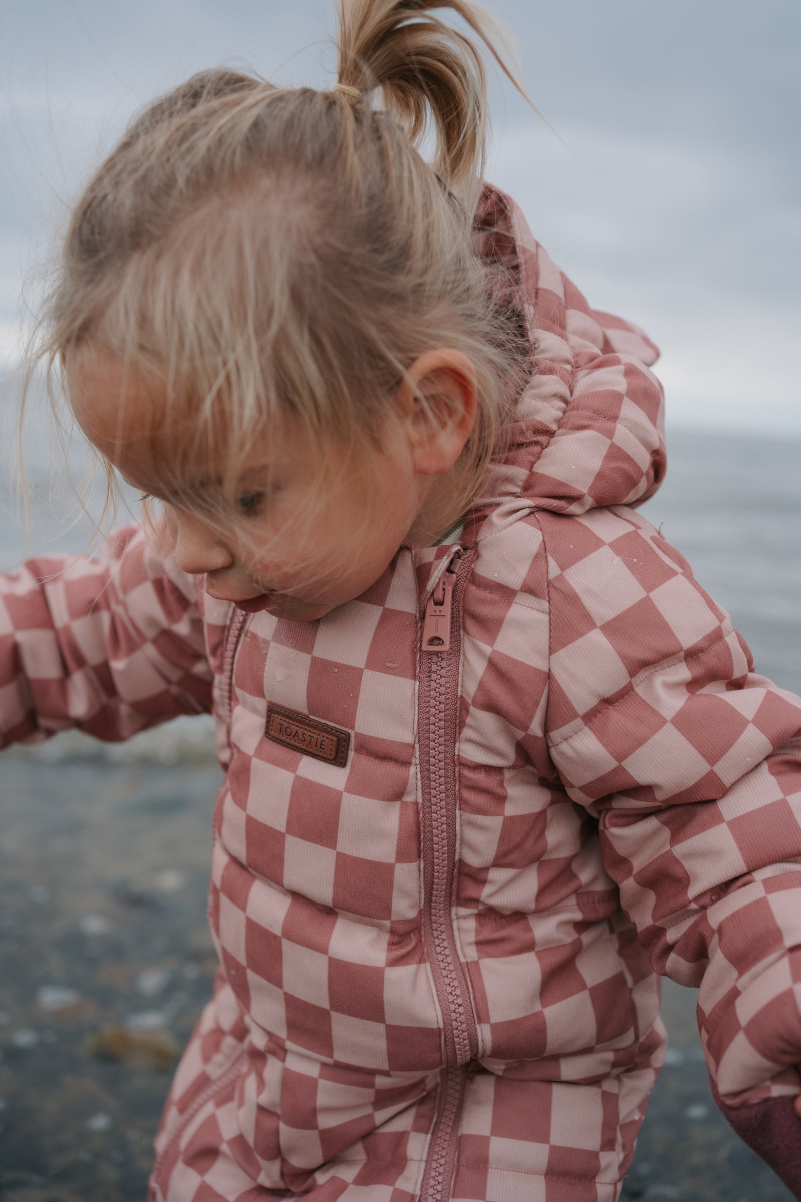 Quilted Onesie | Pink Micro Cord