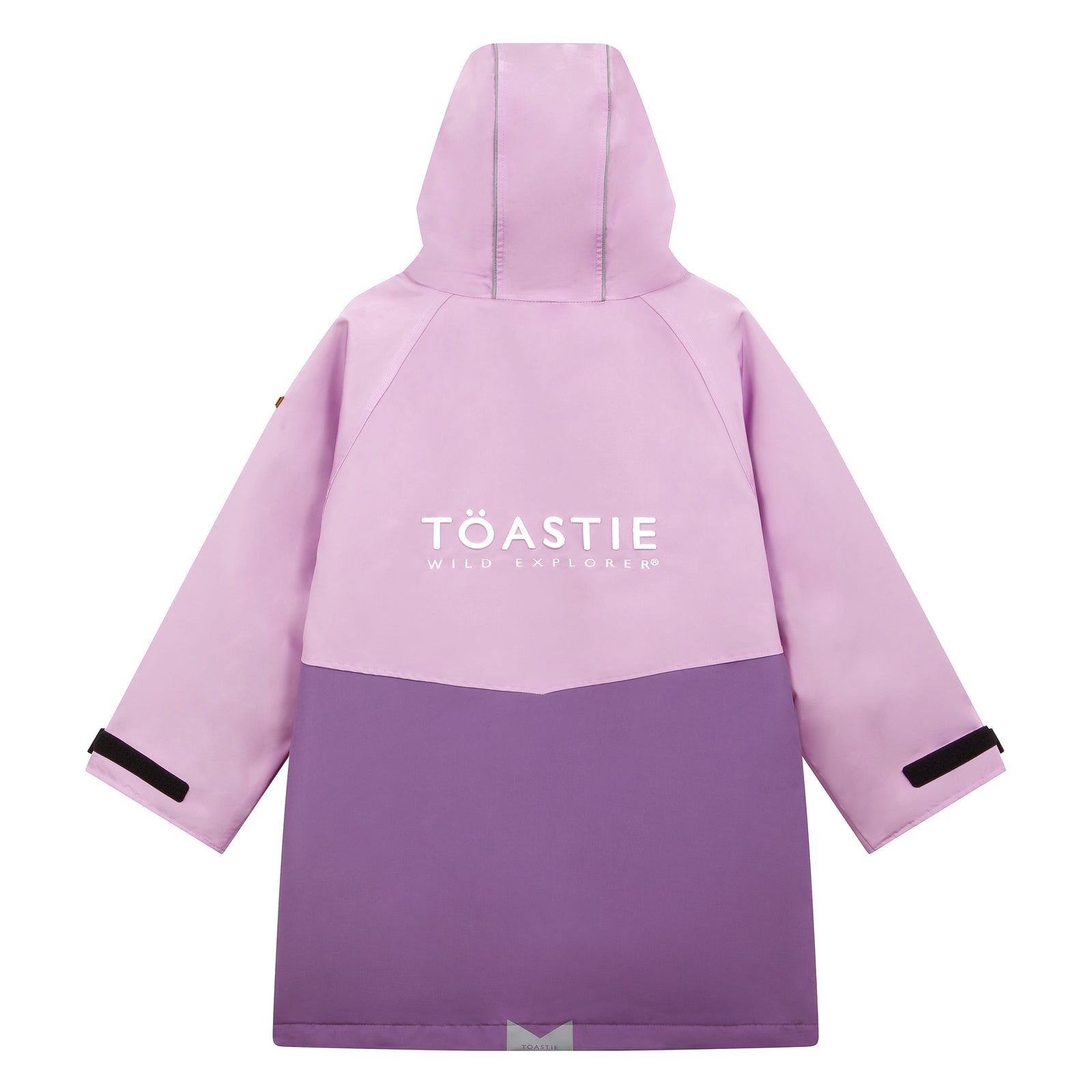 kids purple dry robe