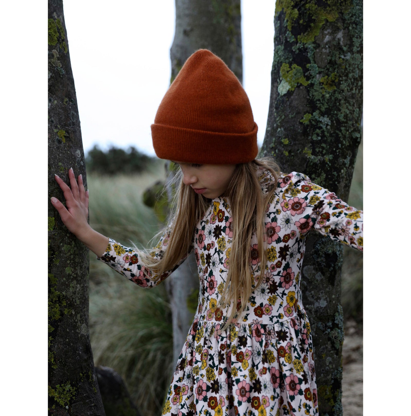 RUST CASHMERE BEANIE