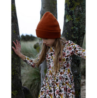 RUST CASHMERE BEANIE