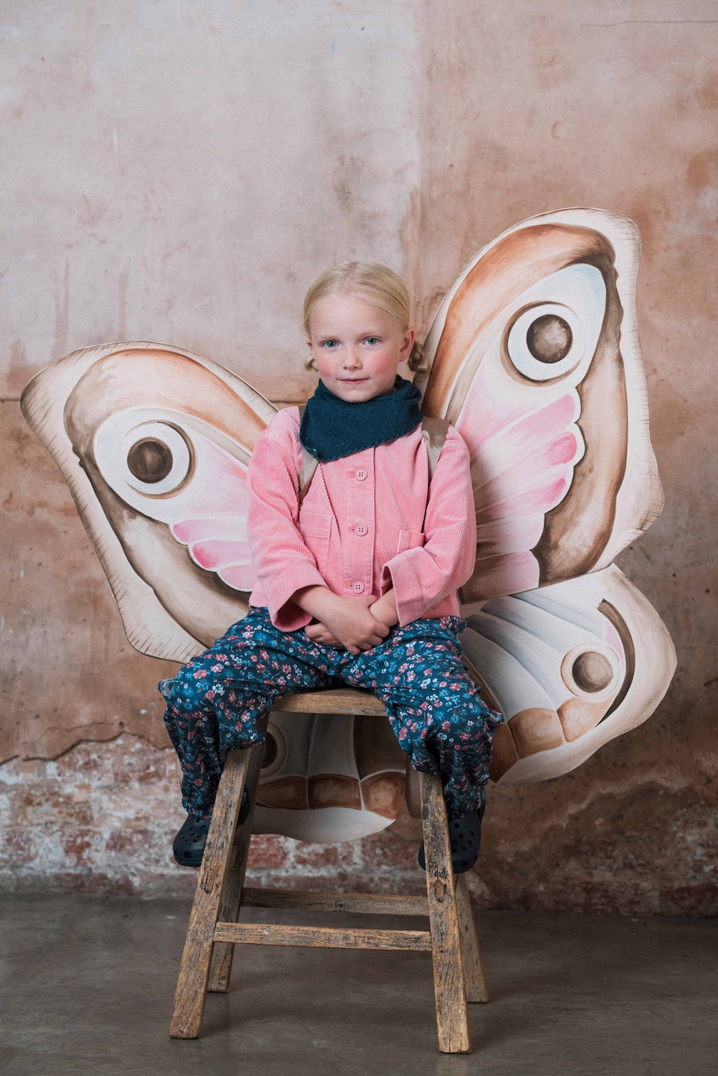 Floral Blue Rose Garden Waterproof Trousers