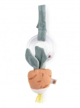 Moulin Roty Radish teething rattle Trois Petits Lapins