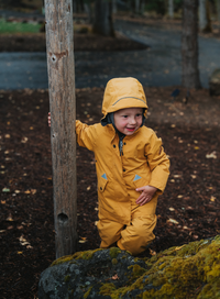 All Season Waterproof Dungarees | Sunny Yellow