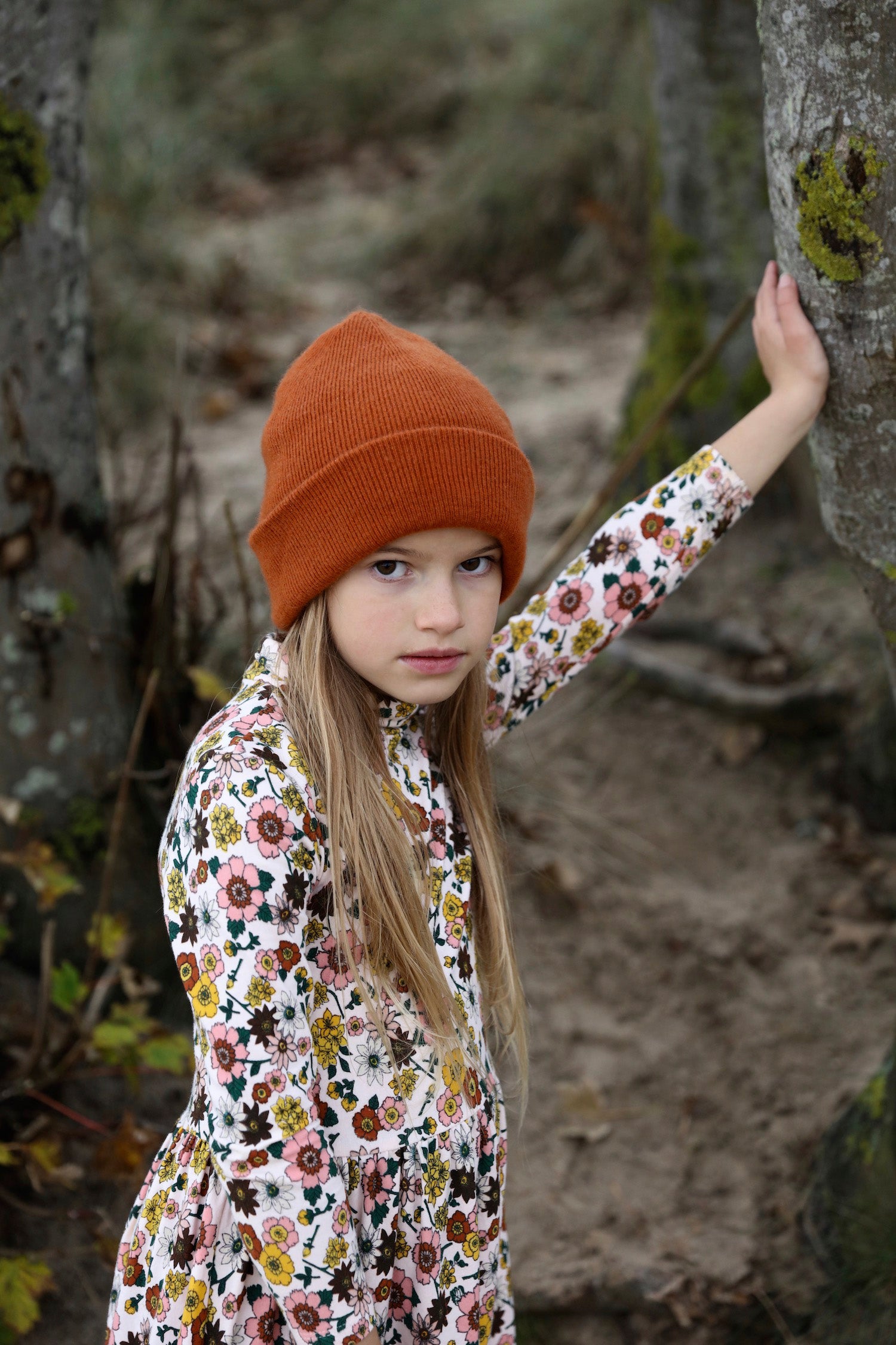 RUST CASHMERE BEANIE