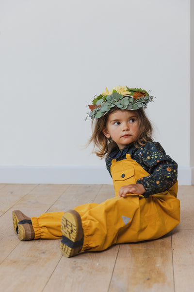 FISHERMAN YELLOW WATERPROOF DUNGAREES - Töastie 