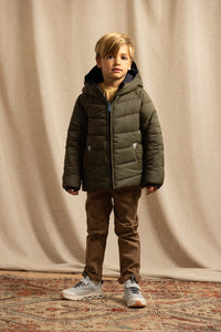 Ink Navy | Balsam Khaki EcoReversible Puffer