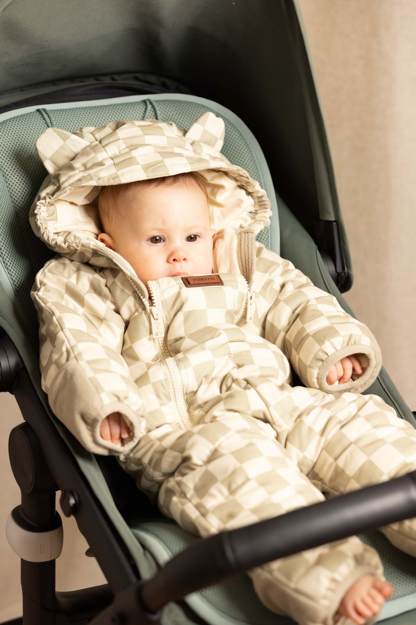 Quilted Onesie | Sage Micro Cord