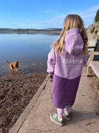 kids coloured changing robes