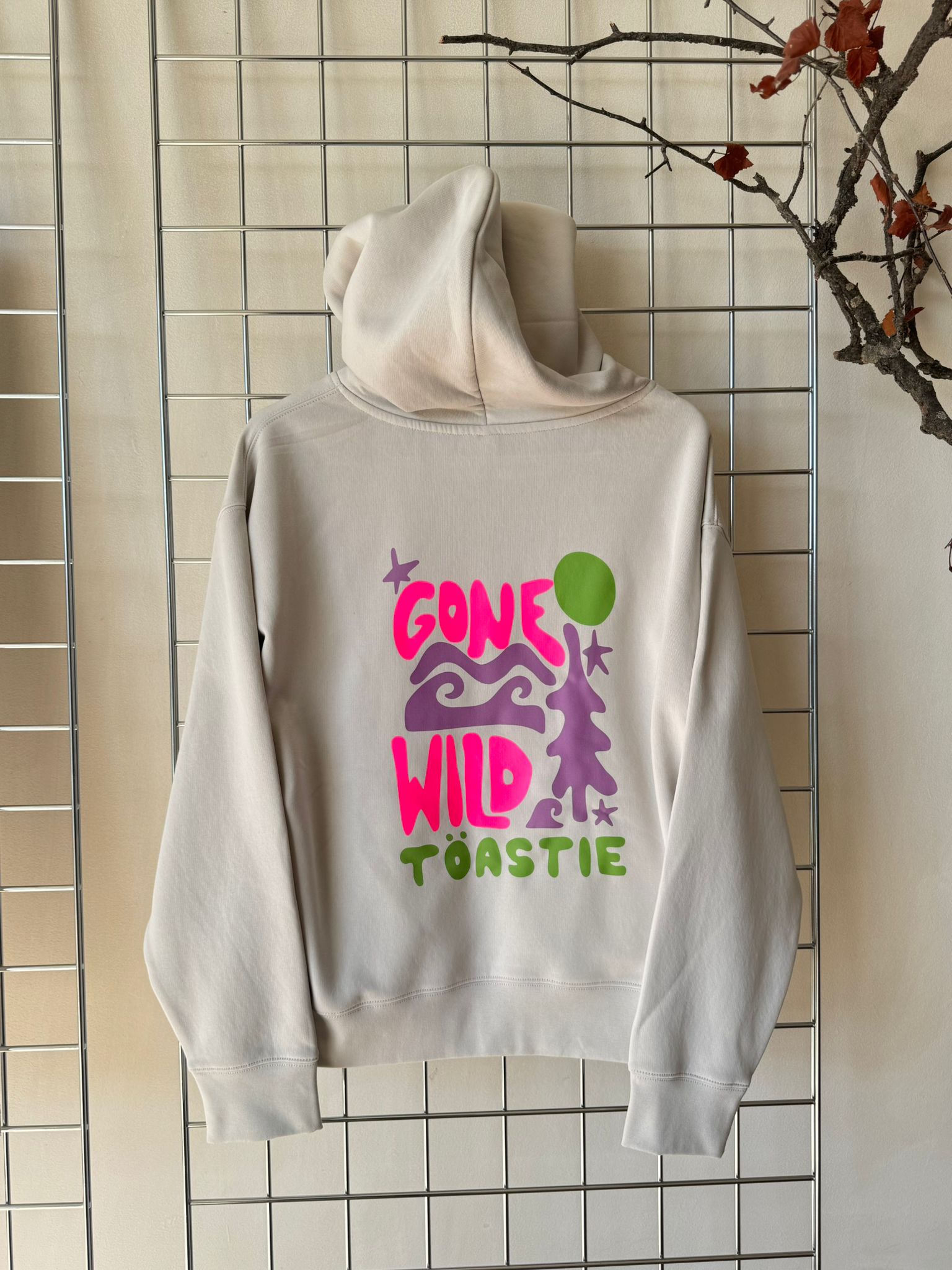 Gone Wild x Töastie Hoodie Chalk