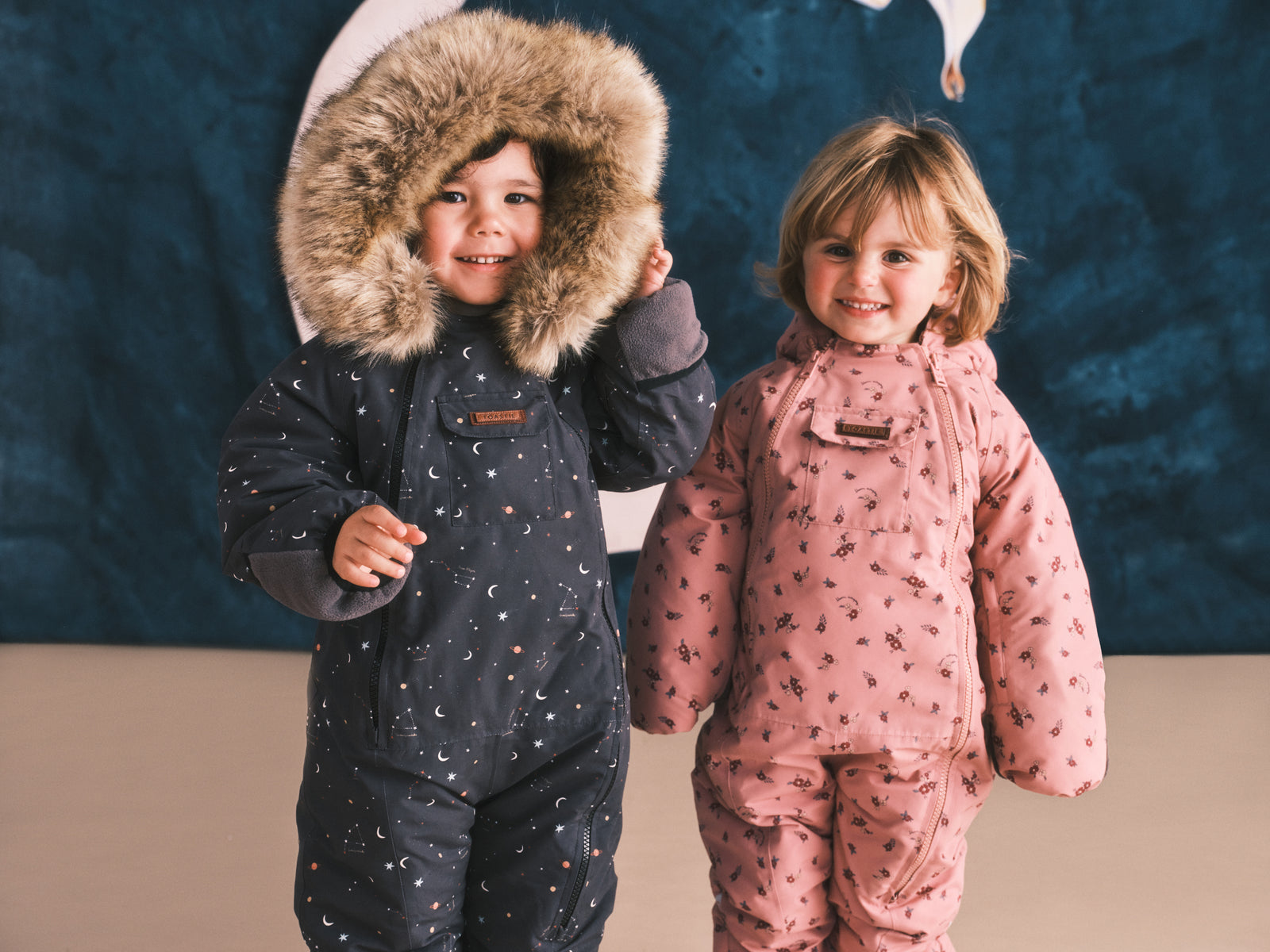 Winter Floral Padded Winter suit