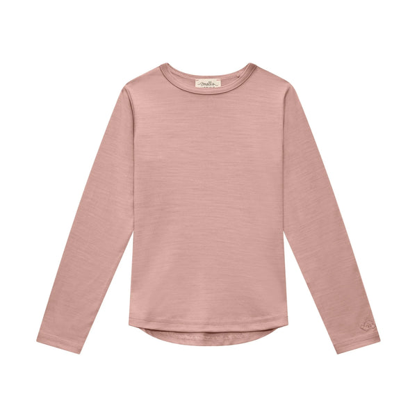 Smalls Merino Long Sleeve Top  | Dusky Rose