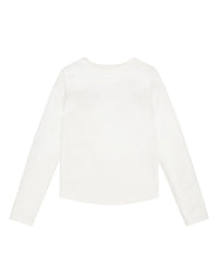 Smalls Merino Long Sleeve Top  | Ivory White