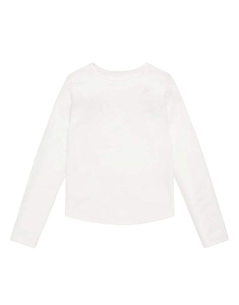 Smalls Merino Long Sleeve Top | Ivory White