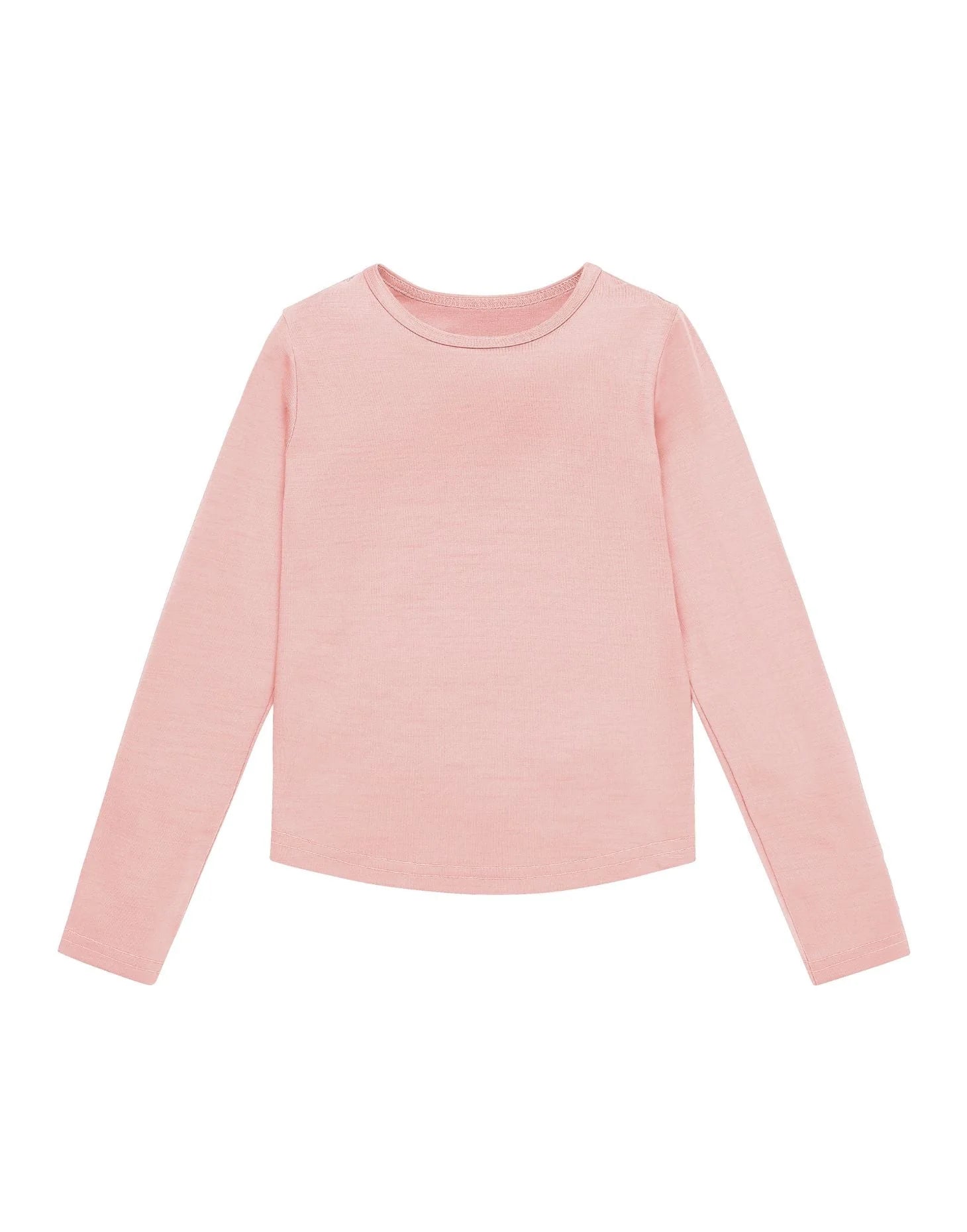Smalls Merino Long Sleeve Top  | Pink Peach Blossom