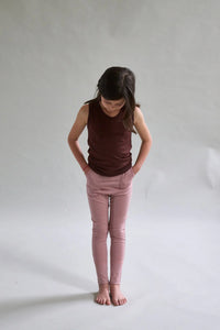 Smalls Merino Tank | Chocolate Brown