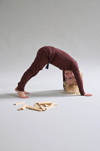 Smalls Merino The 24hr Trouser | Chocolate Brown