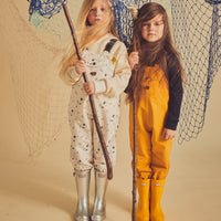 FISHERMAN YELLOW WATERPROOF DUNGAREES - Töastie