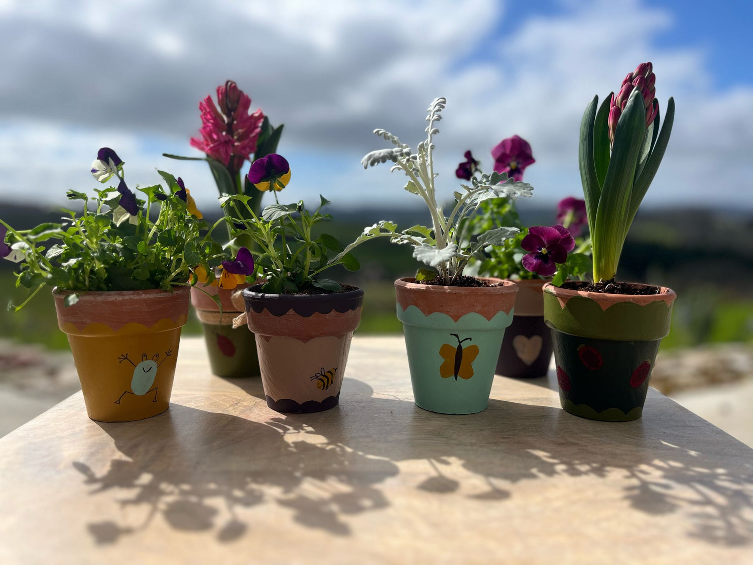 Create | Finger Print Bug Pots