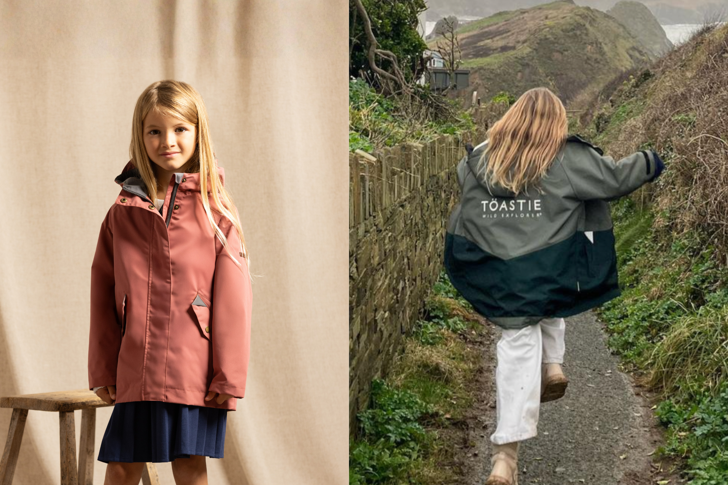 pink and green kidswear