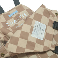 All Season Waterproof Dungaree | Caramel Checkerboard