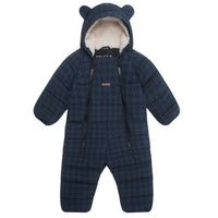 Quilted Onesie | Midnight Houndstooth