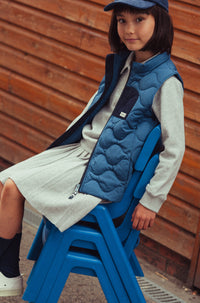 Modular Padded Gilet | Storm Blue