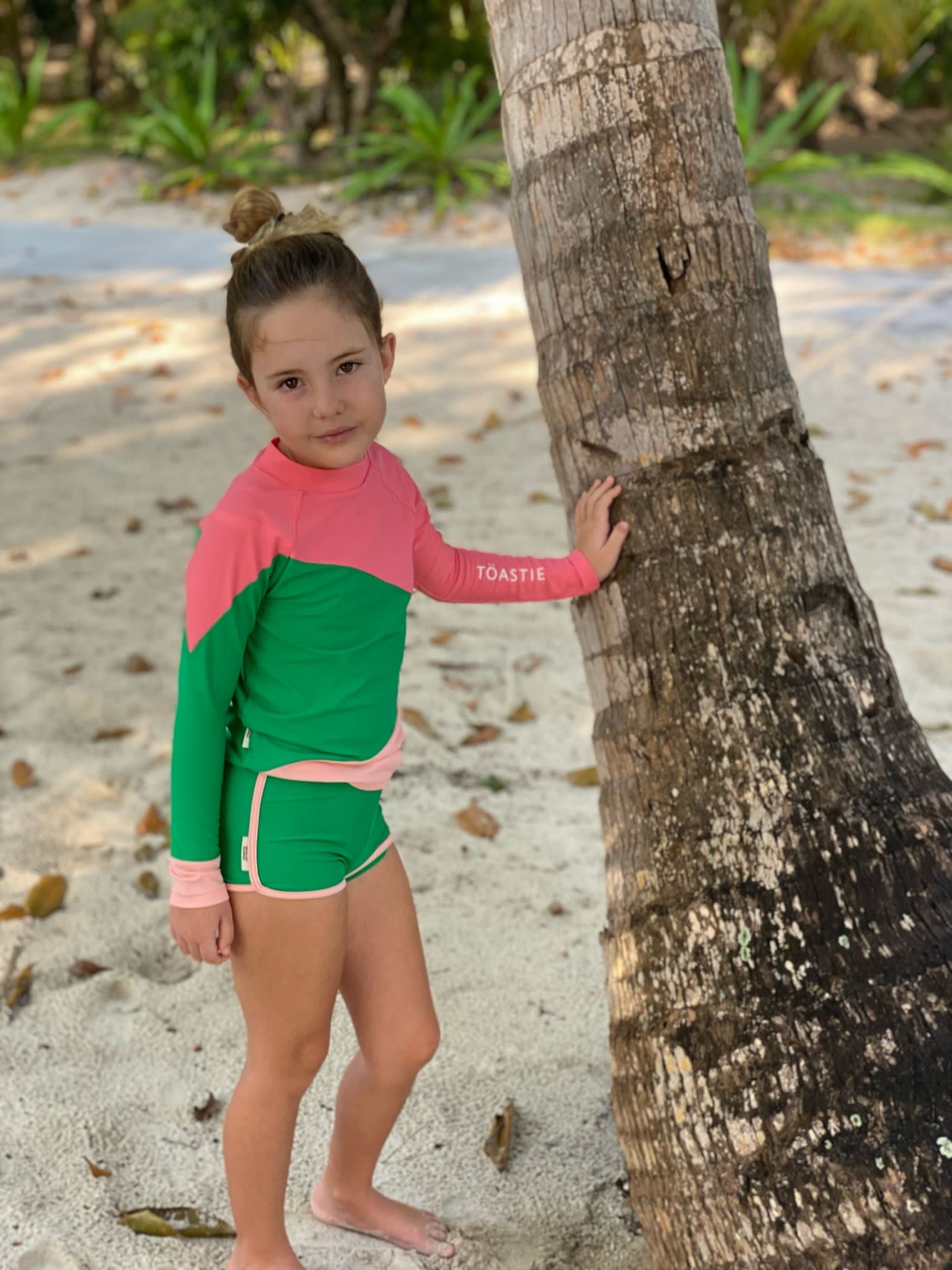 UV Protector Swim Top | Matcha Green