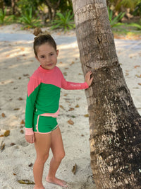 UV Protector Swim Top | Matcha Green