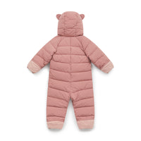 Damask Pink Quilted Onesie