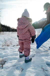 Winter Floral Padded Winter suit