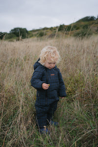 Quilted Onesie | Midnight Houndstooth