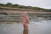 Quilted Onesie | Pink Micro Cord