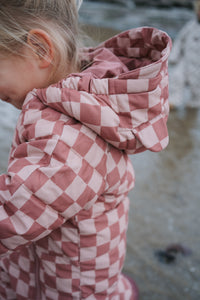 Quilted Onesie | Pink Micro Cord