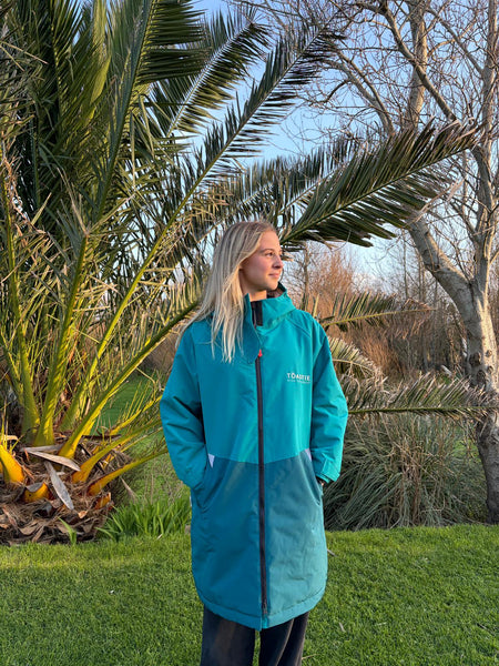 Kids Weatherproof Changing Robe | Teal