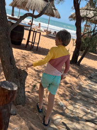 UV Protector Swim Top | Lemon Putty