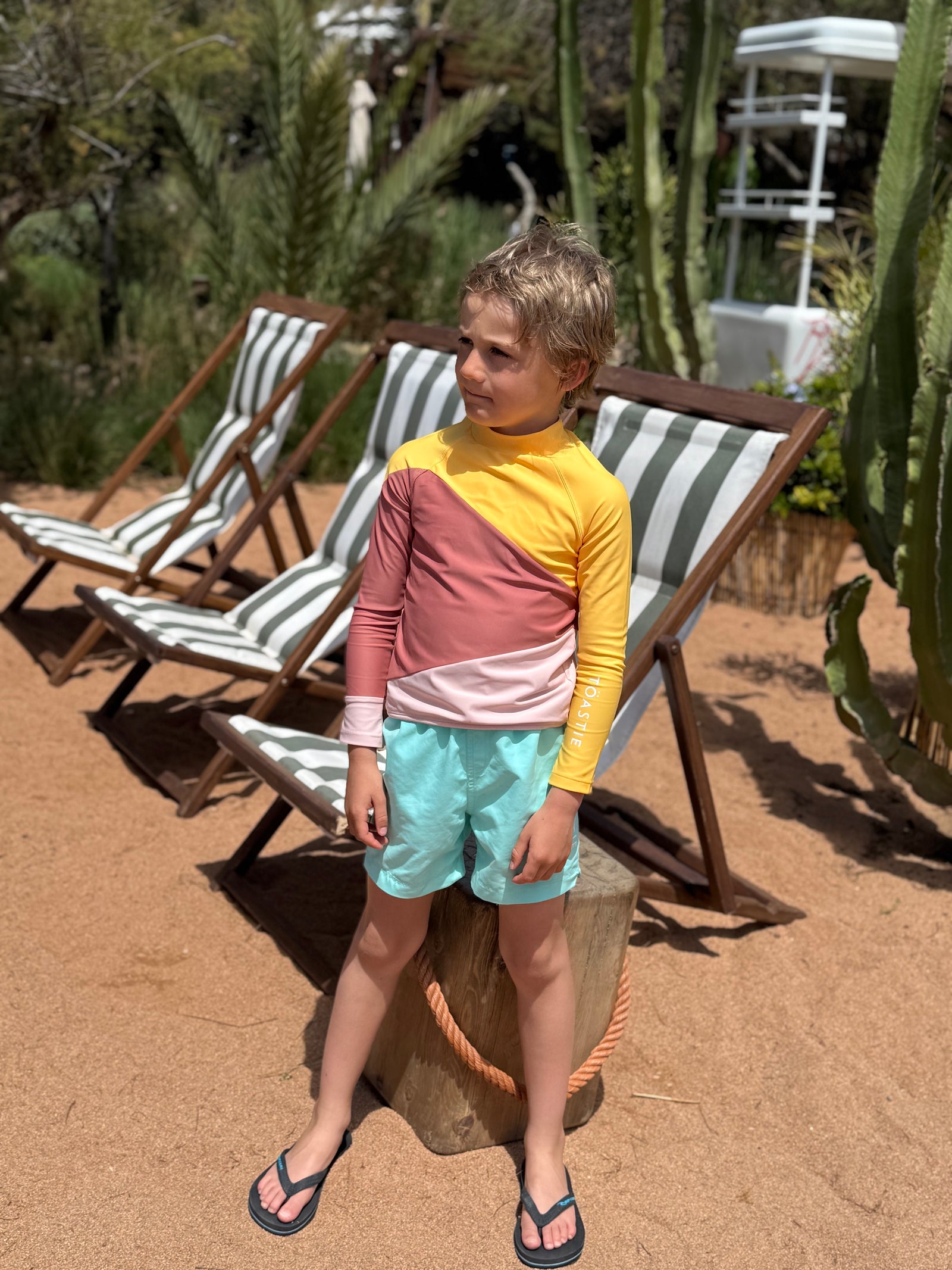 UV Swim Shorts | Aqua