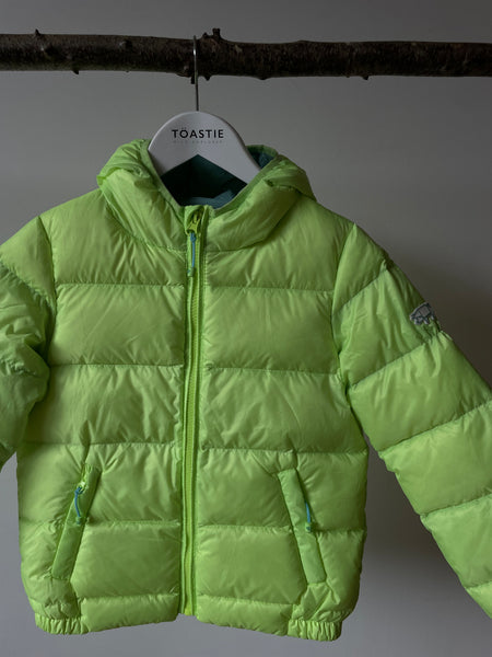 PRELOVED Pack-a-Way Puffer | Neon Lime (5-6 YRS)