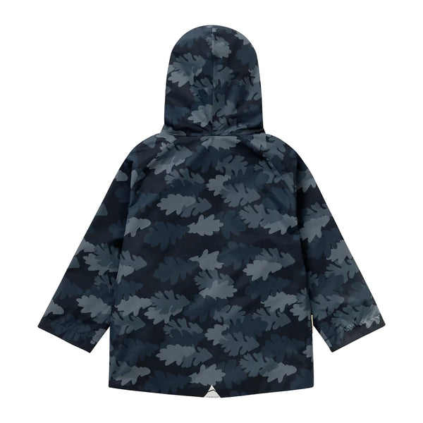 Navy Leaf Camo Pac-a-Mac Waterproof Raincoat