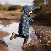 Navy Leaf Camo Pac-a-Mac Waterproof Raincoat