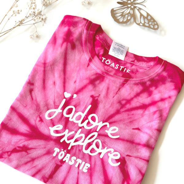 J'adore Explore Tie Dye T-Shirt