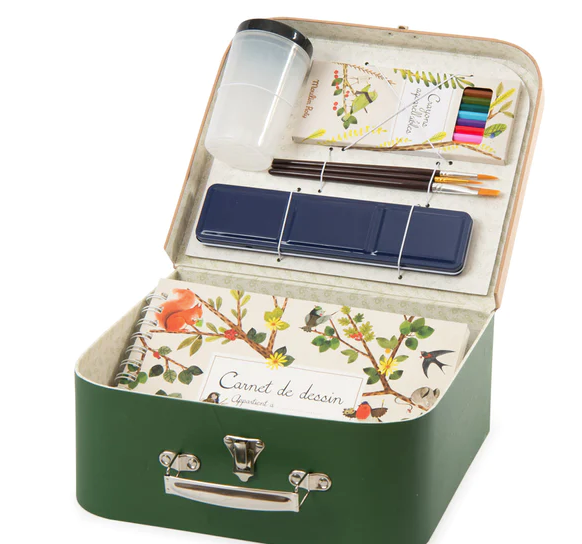 Watercolour Artist Case, Le Jardin Du Moulin Roty