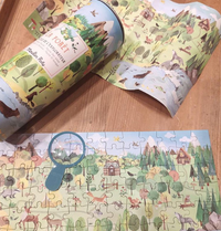 Forest Puzzle, Le Jardin du Moulin Roty