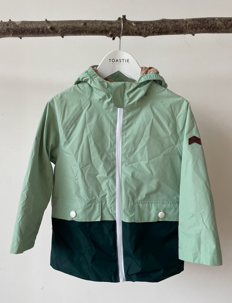 PRELOVED Pack-a-way Raincoat | Green (Age 3-4 YRS)