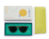 Kids Polarized Sunglasses 3+ years - Oli | Tortoise / Neon