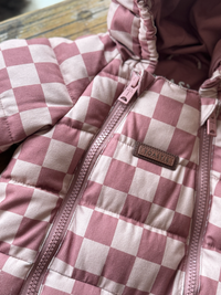 Quilted Onesie | Pink Micro Cord