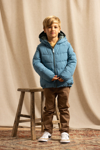 Cloud Blue | Fern EcoReversible Puffer