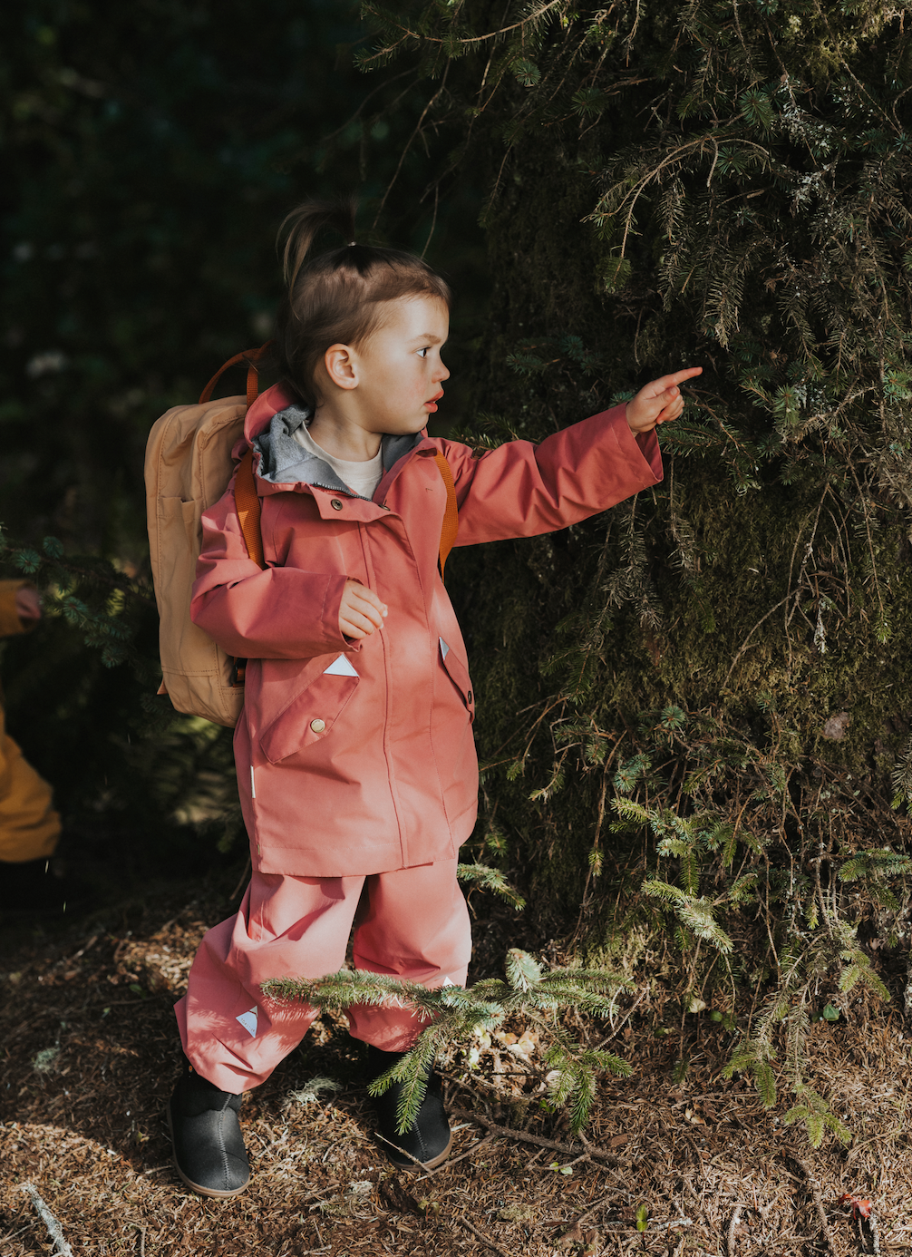All Season Waterproof Dungarees | Dusky Pink
