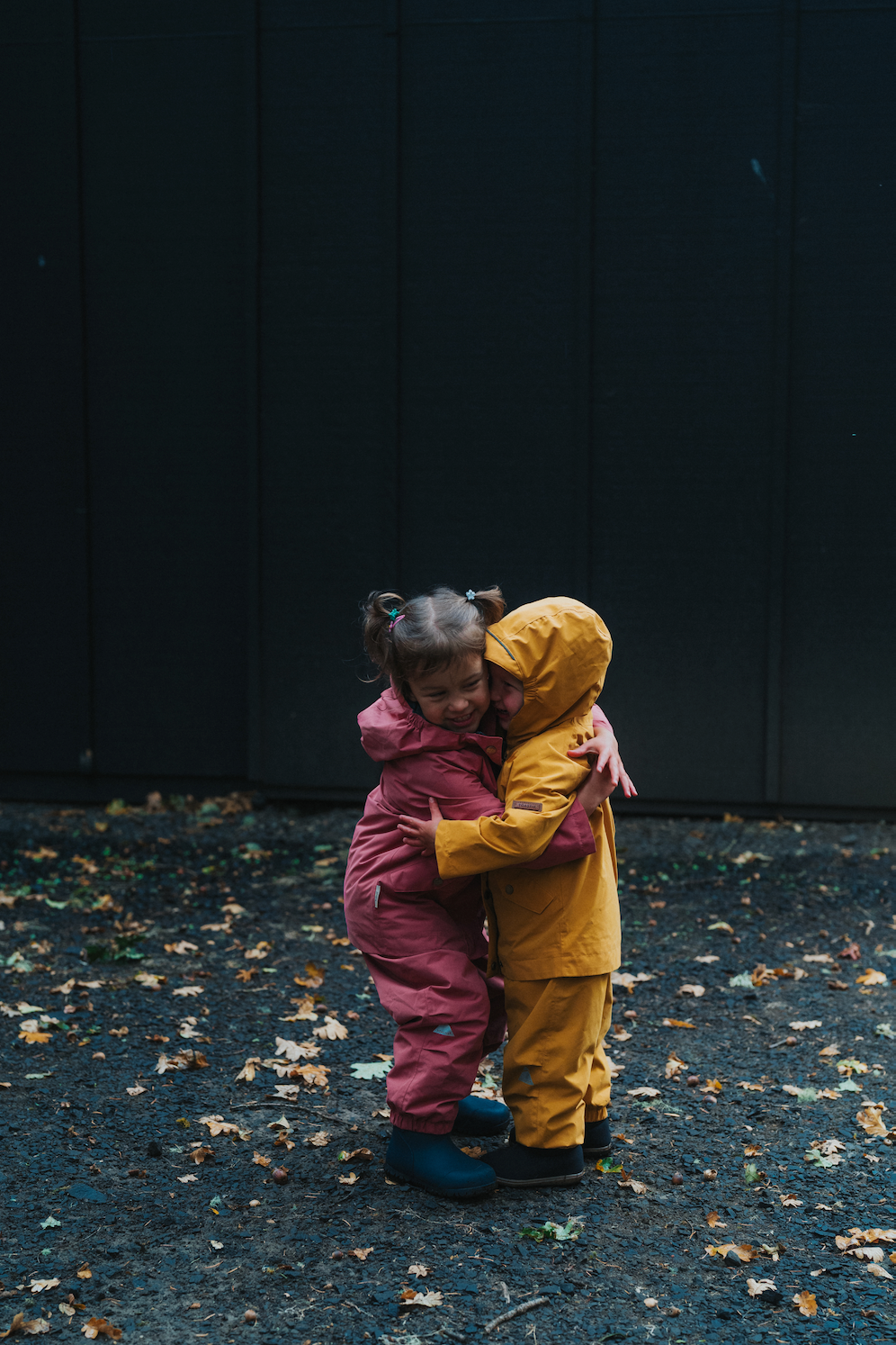 All Season Waterproof Dungarees | Dusky Pink